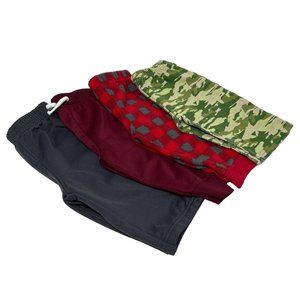 Baby Boys Sweatpants - 4 Pair,‎ Grey, Burgundy, Red, & Camo - Size 3 - 6 Month